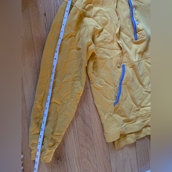 Marc Jacobs // Mustard Quarter Button Up Hoodie - Picture 9 of 12